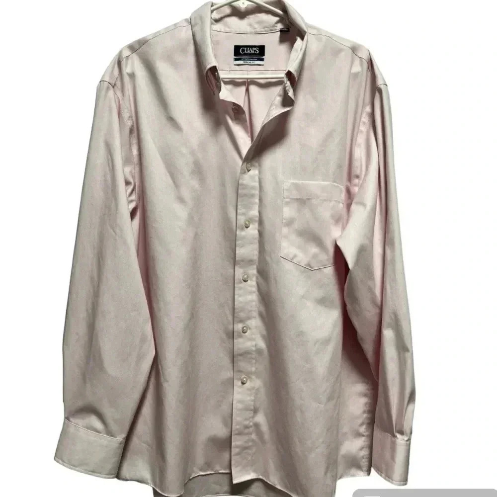 Chaps Men's Long Sleeve Oxford Button-Up Shirt